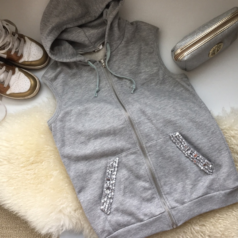 Bejeweled hoodie